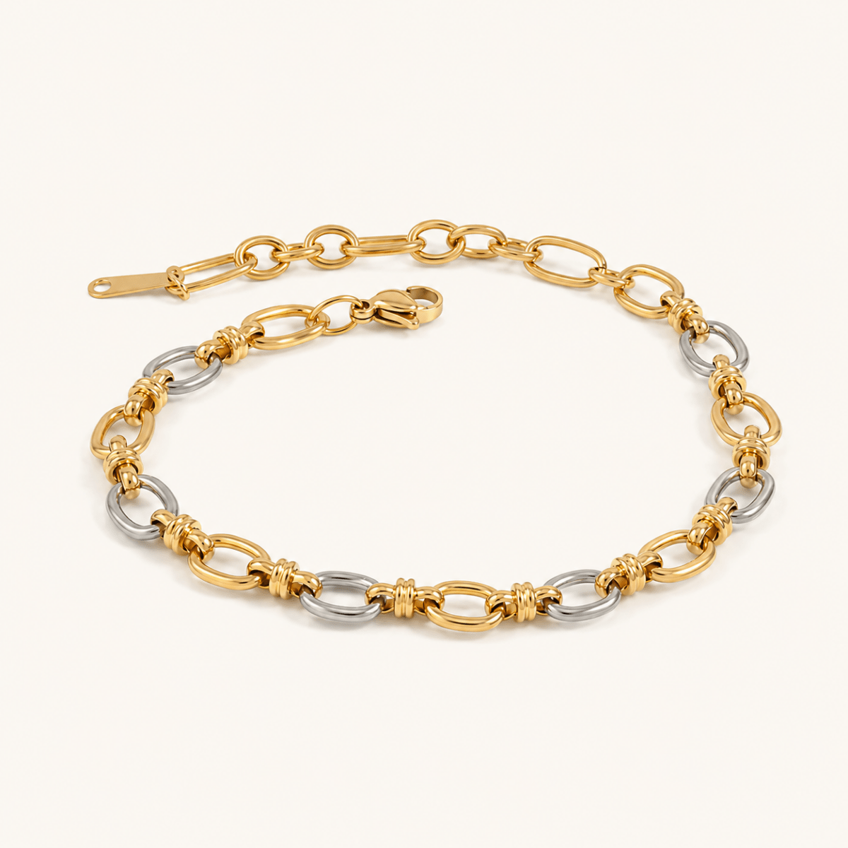 Taormina Two-Tone Wrapped-Link Bracelet