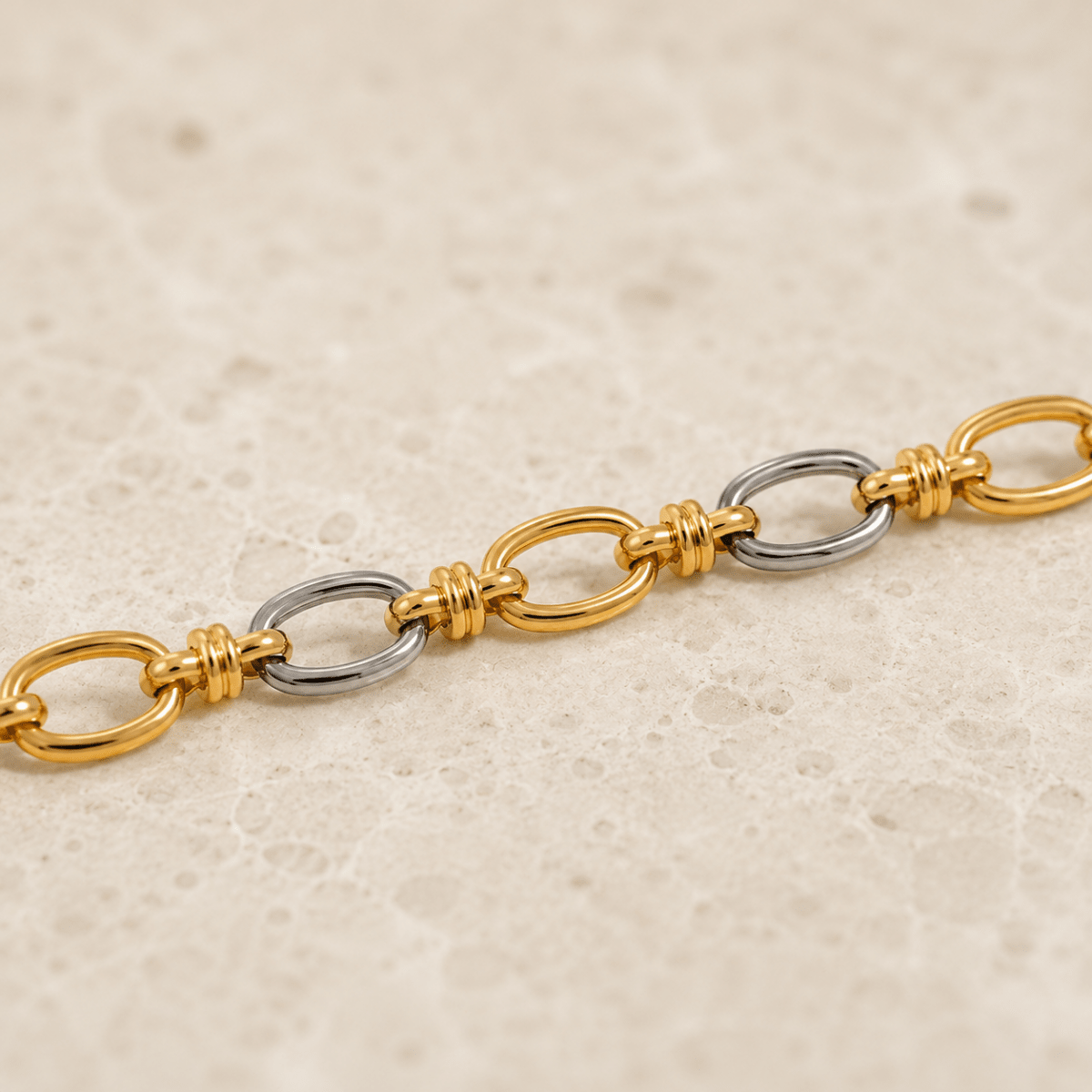 Taormina Two-Tone Wrapped-Link Bracelet