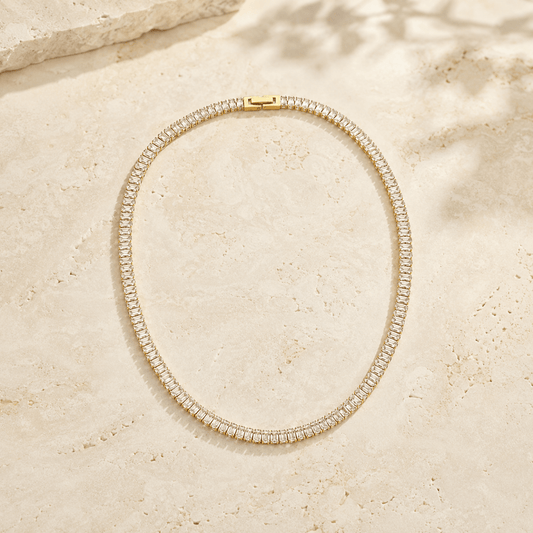 Zafira Chromatic Tennis Necklace