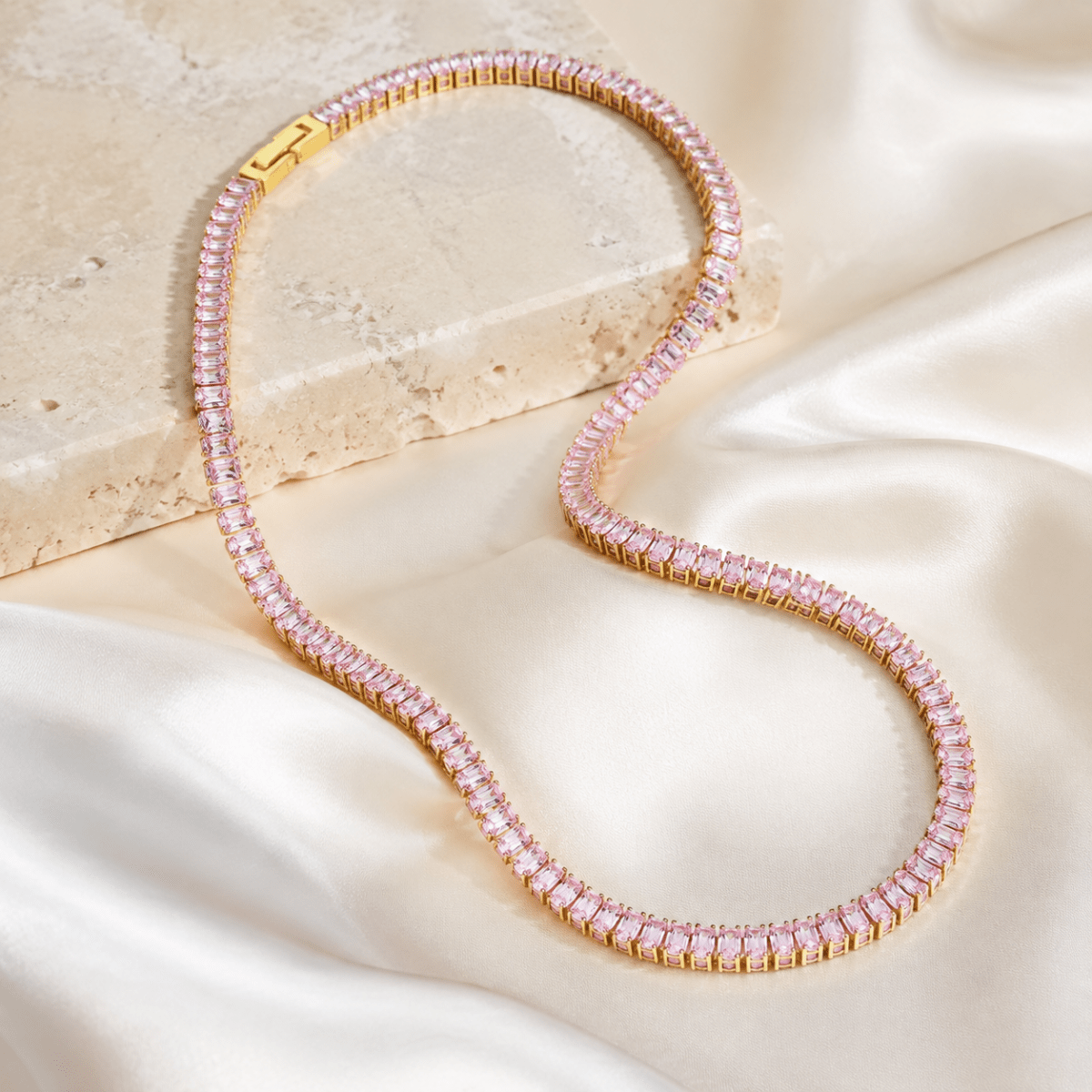 Zafira Chromatic Tennis Necklace