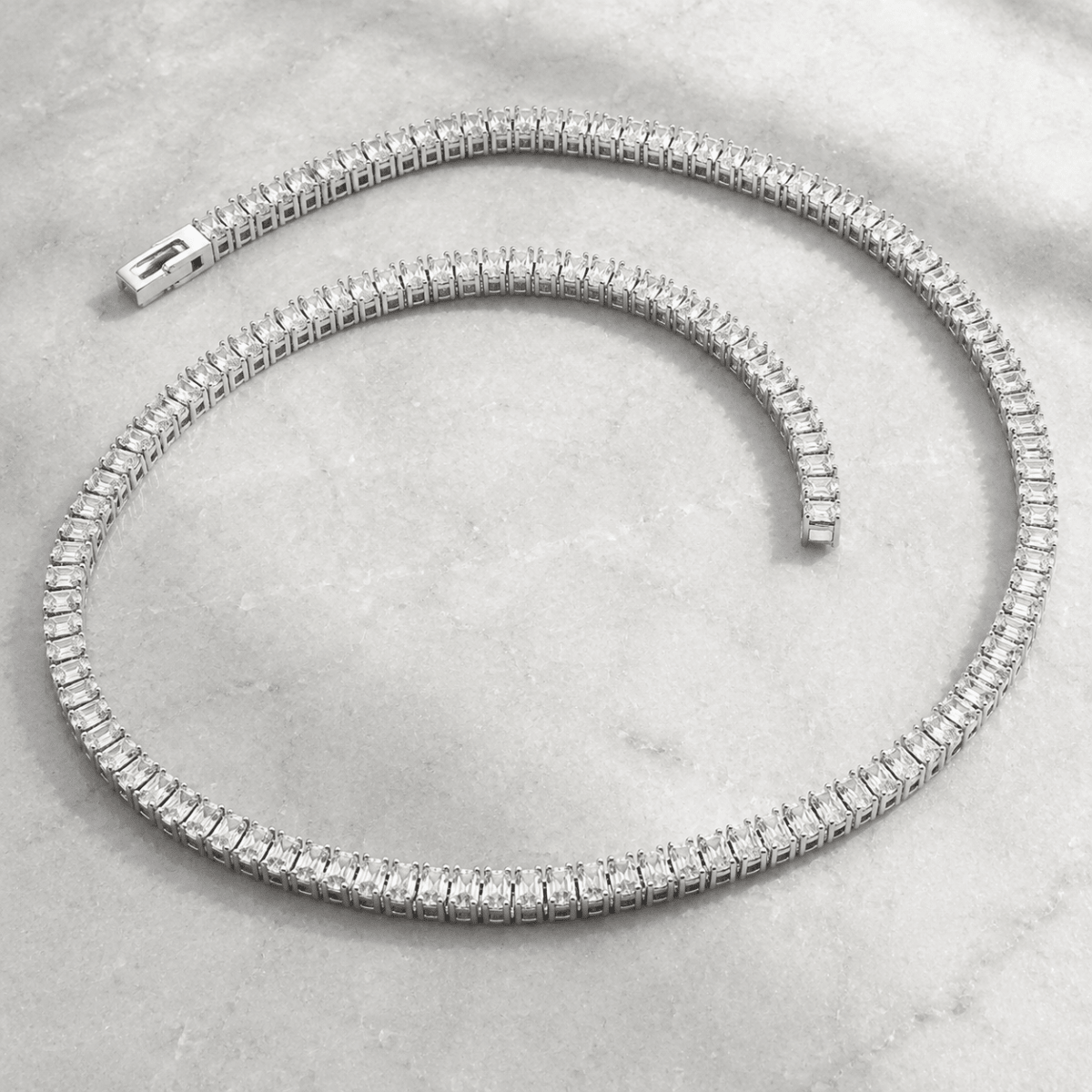 Zafira Chromatic Tennis Necklace