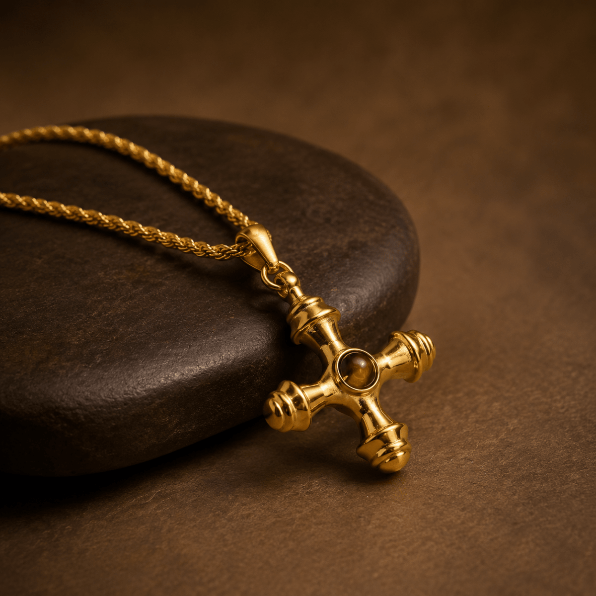 Zahara Ornate Cross Necklace